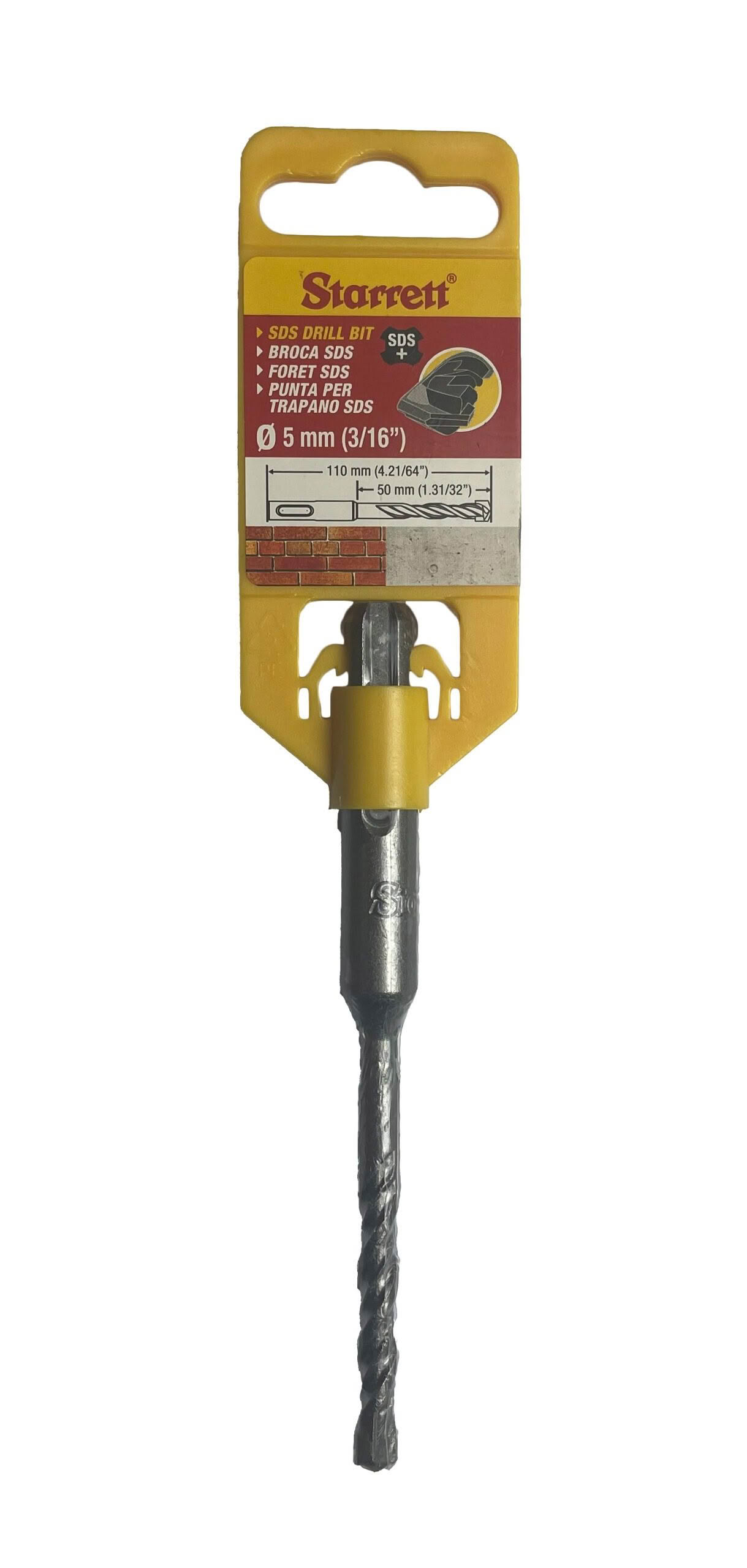 SDS 2 point drill 5mm X 110mm SDS 2 point drill 5mm X 110mm
