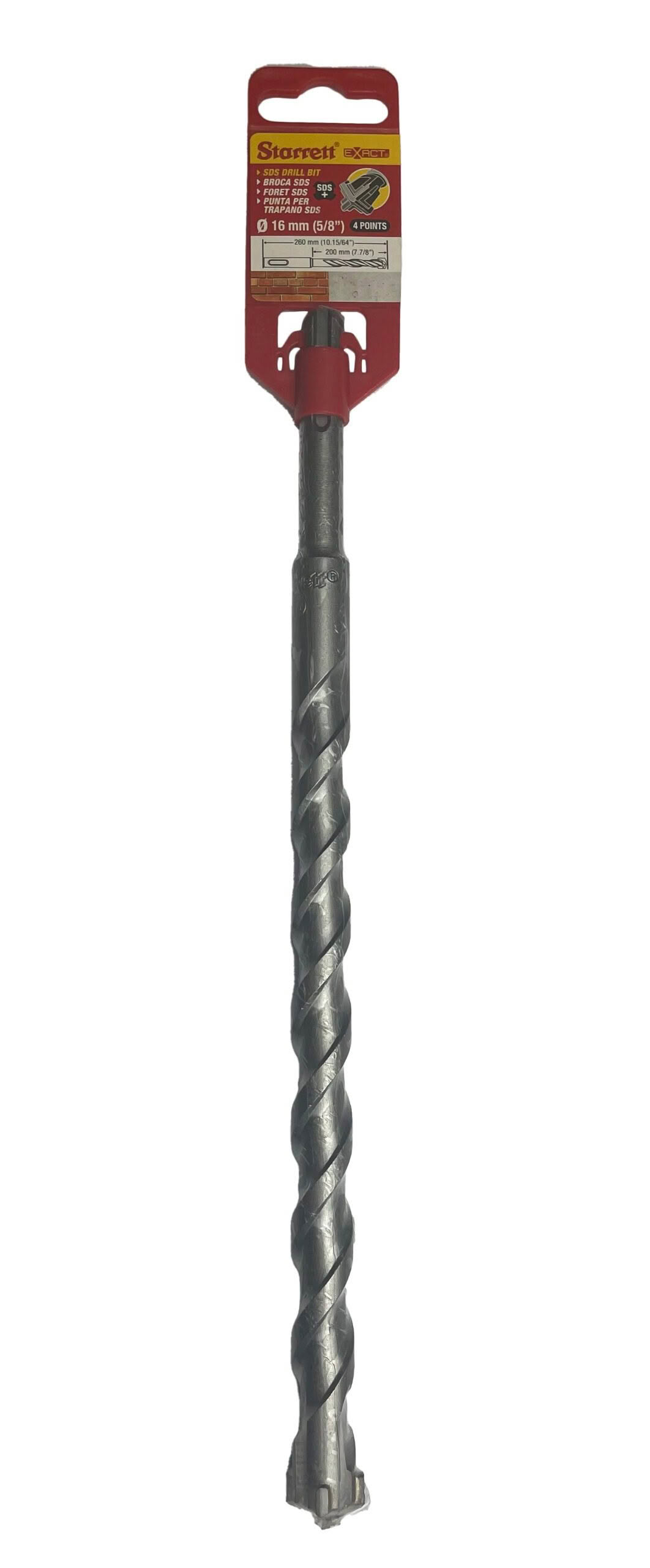 SDS 4 point drill 16mm X 260mm SDS 4 point drill 16mm X 260mm